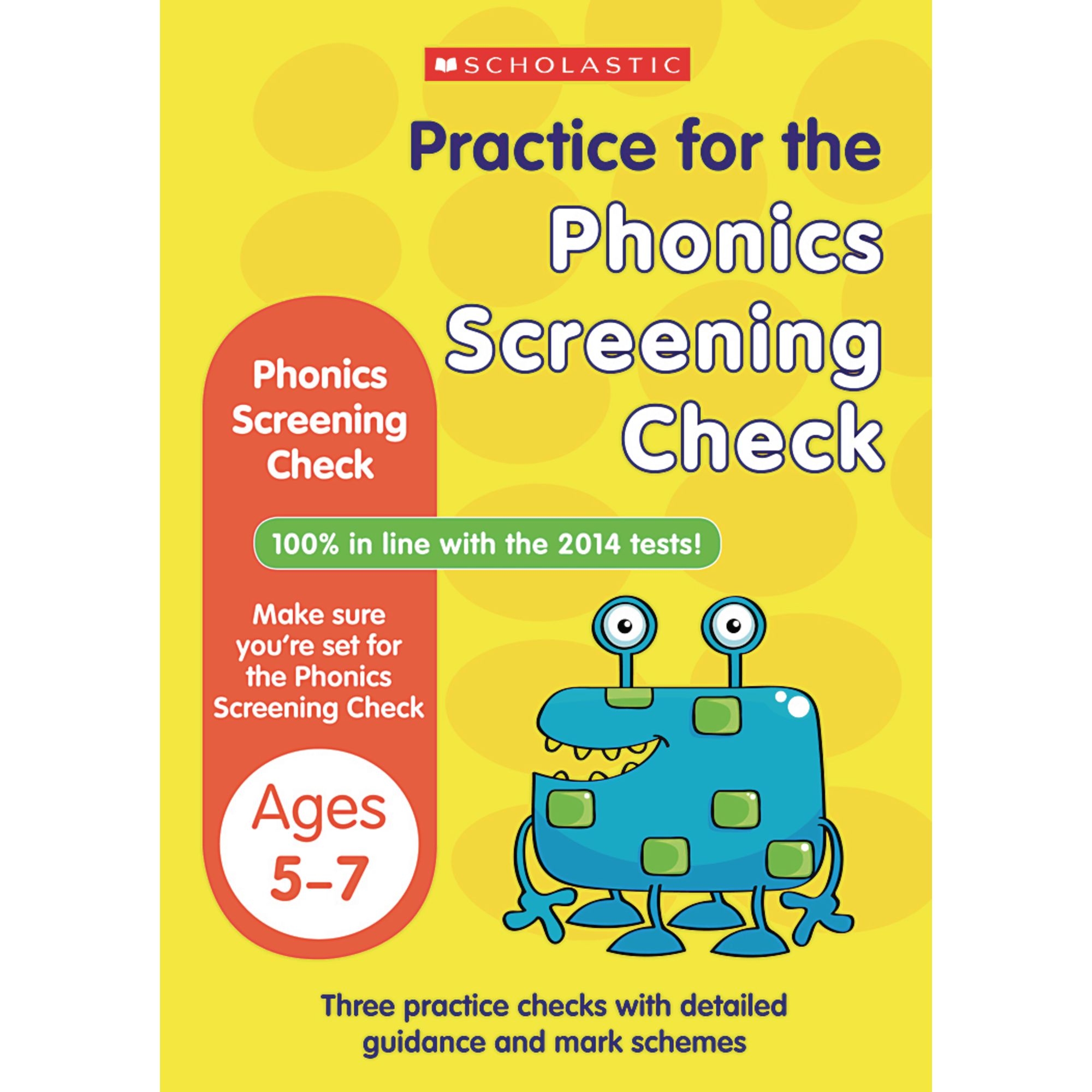 Practice For Phonics Screening Check Pack of 5